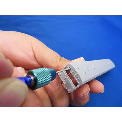 Shimomura Alec "Shokunin Katagi" Ultra-Fine Diamond File, Round Bar (Marubose), 1.0mm Diameter, for Plastic Models, AL-K258