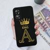 Модный чехол с надписью «Корона» для OPPO A17 A16 A15 A58 AX5S A5 A9 2020 A1 Pro, силиконовая защитная задняя крышка, пара бамперов для телефонов для OPPO Fundas Coque