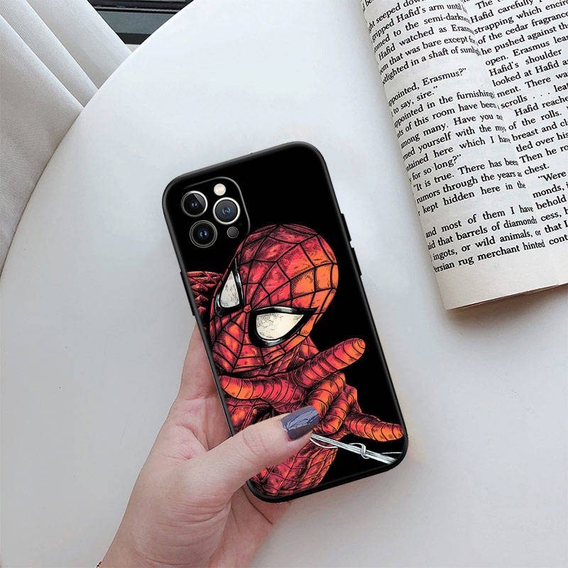 Чехол для телефона ED50 Spider-Man для Samsung Note 20 10 Plus Ultra Lite A51 A52 A53 A71 A72 A73 A82 M20 M30 M21 M31 M51 A11 A30S A20S A50S A70