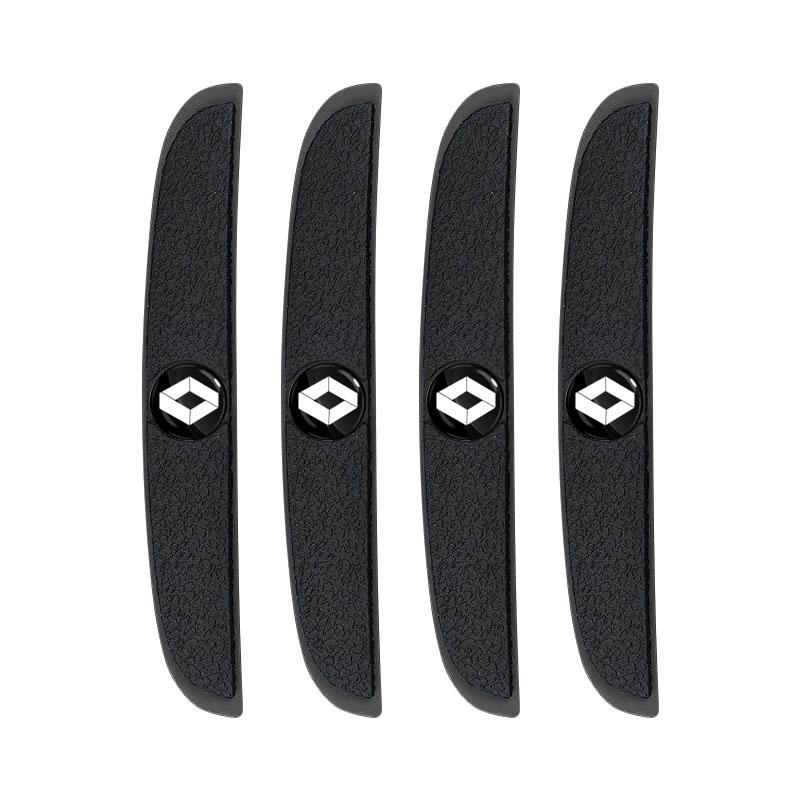 4 шт. Защитная полоса от столкновений на дверь автомобиля, наклейка для защиты зеркала заднего вида для Renault Dacia Clio Laguna 2 Megane 2 3 Duster Logan Captur