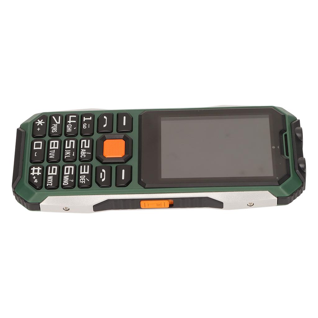 2G телефон для пожилых людей с двумя SIM-картами, большой кнопкой, 2,4-дюймовым HD-экраном, 6800 мАч, долгим сроком службы батареи