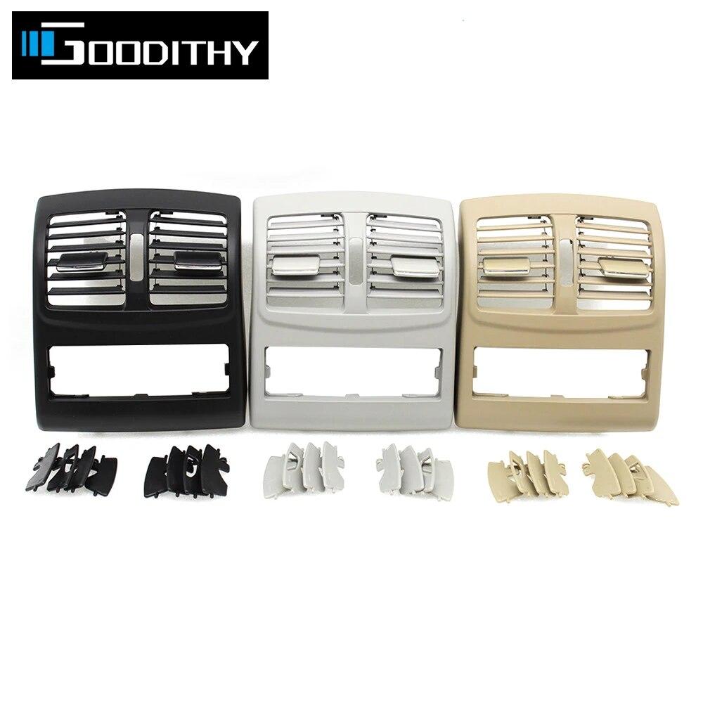 Car Rear Air Conditioner AC Vent Grille Outlet Frame Cover For Mercedes Benz W212 E Class Sedan E200 E260 E280 E300 2009-2011