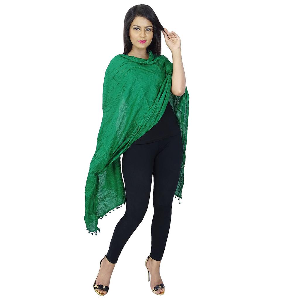 Длинный палантин из хлопковой смеси Dupatta Neck Wrap Women Wear Indian Scarves Chunni Gift For