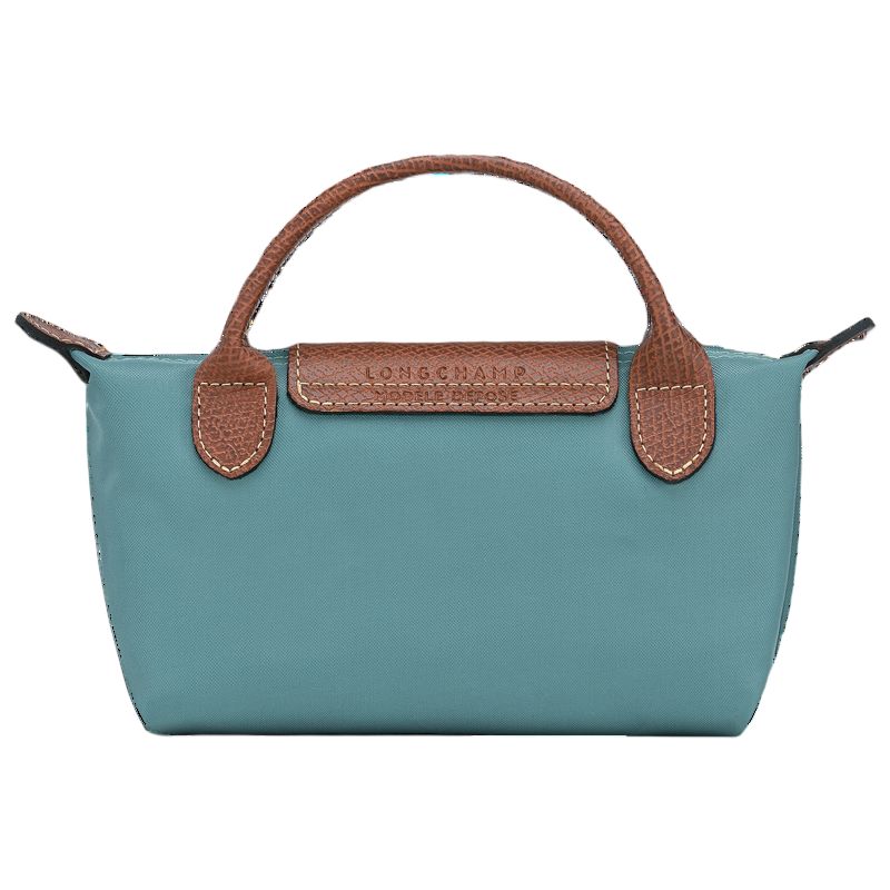 Longchamp Le Pliage Original Series Сумка-тоут из нейлона на кнопке-молнии Женская сумка-тоут Эвкалипт 34175089P93
