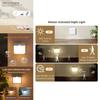Geometric Portable Night Lamp With Motion Sensing And Warm White Light For Home