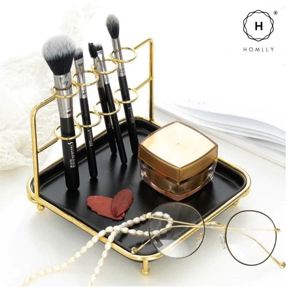 Homlly Marble Jewelry Cosmetic Organizer Display Stand