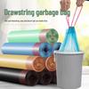 Thickened Large Drawstring Trash Bags for Kitchen - Automatic Closure, Disposable & Household Cleaning
