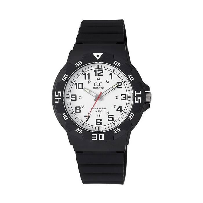 Montre digitale - Shivas - QVR18J003Y - Caoutchouc - Noir - Étanchéité 10 ATM