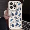 For iPhone 16 Pro 16E 15 Pro Max 14 13 12 11 Phone Case Shell Coral Turtle Pattern Anti-Fall Lens Protection Matte TPU Shockproof Soft Bumper Cover