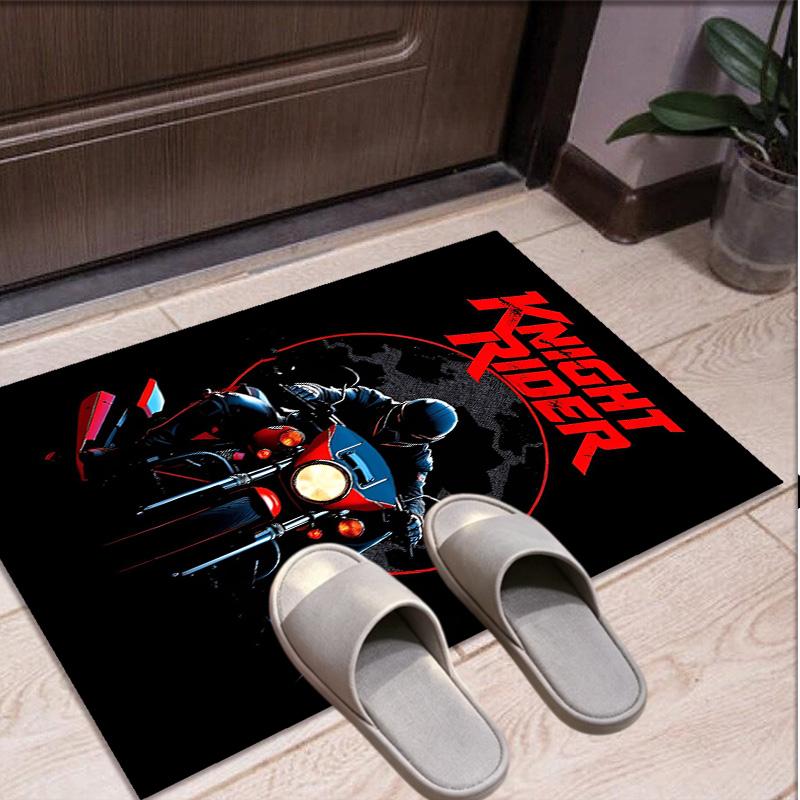 Knight Rider Pattern Rug, Indoor/Outdoor Mat, for Picnic, Gameroom, Bedroom, Office, Living Room, Home Decor Carpet, Birthday Gift