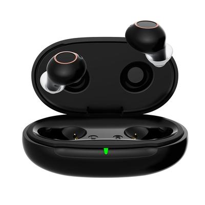 Внутриканальный слуховой аппарат Nikken NK-701 черного цвета, подарок ко Дню пожилых. Радиоупражнения, перезаряжаемые и совместимые с телевизорами.