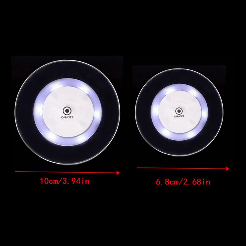 Светодиодная подставка под стакан, акриловая подставка для коктейльного коктейля, маты со светодиодной подсветкой, ультратонкая светодиодная подставка под стакан для украшения барного стола, аксессуары