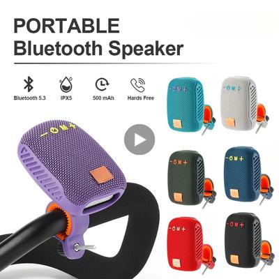 1 шт. портативный Bluetooth динамик беспроводной радио FM сабвуфер динамик музыкальный сабвуфер мини водонепроницаемый маленький Mp3