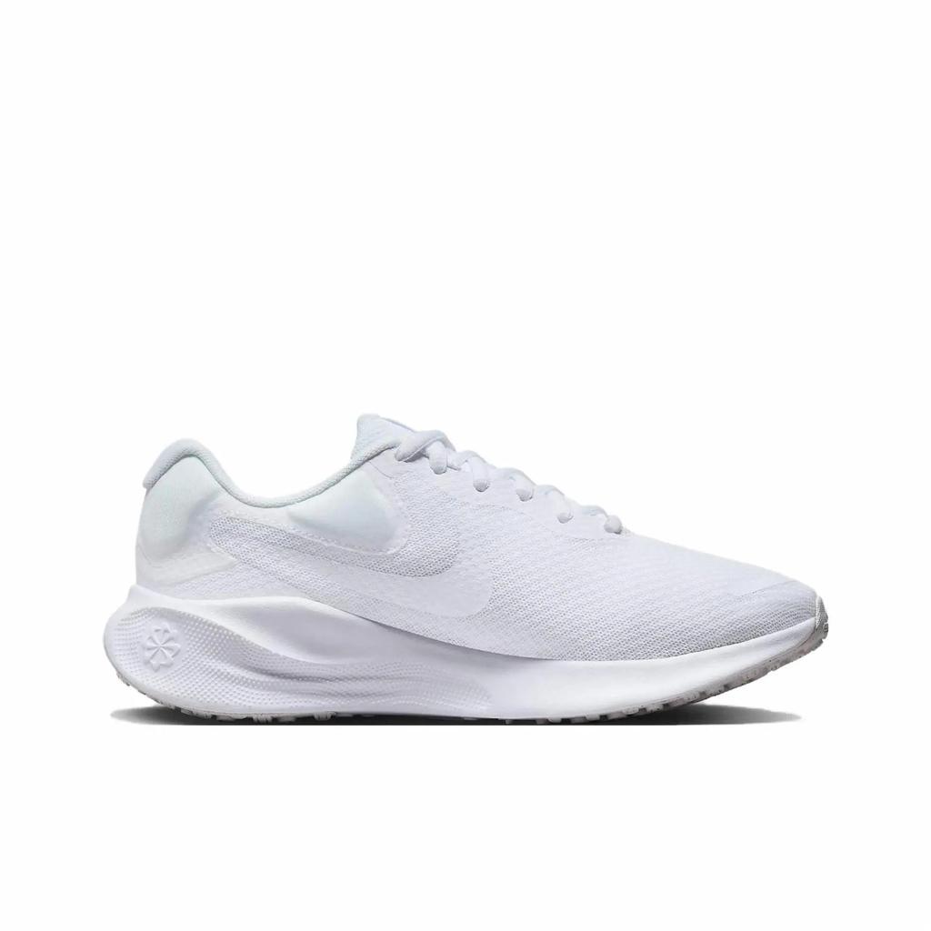 Nike Revolution 7 Fabric Classic Series Fashion Versatile Comfortable Running Shoes Men Sneakers White FD2208-100