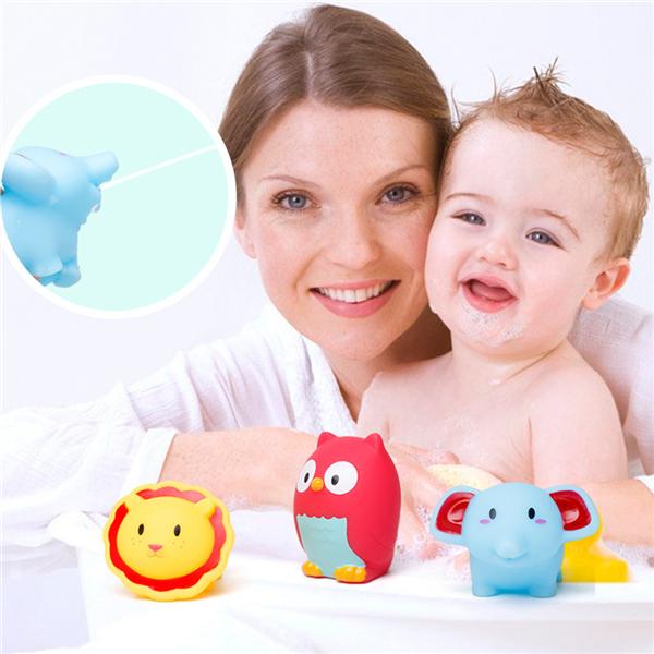4pcs Baby Bath Toys Floating Bathtub Fun Toy Sand Fishing Toy Bath Time Toys for Children Infant