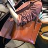 Новая модная сумка через плечо большой вместимости, европейская и американская ретро-сумка-пилот из масляного воска
