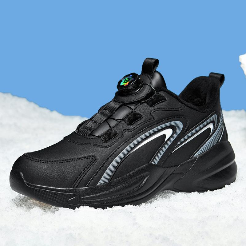 Внешняя торговля осень и зима большой размер тренд новая мужская обувь амортизация наслоенная утолщенная теплая спортивная обувь мужская и женская повседневная ru