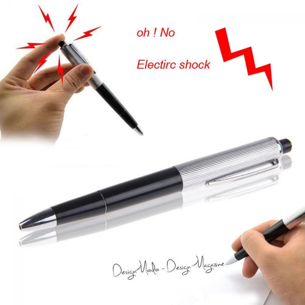 Fancy Toy Trick Joke Prank Ball Point Pen Electric Shock