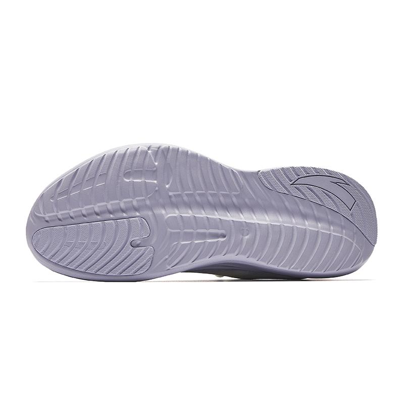 Anta Увеличивающие отскок Легкие Дышащие Низкие Тренировочные Беговые Кроссовки для Гонки Женские Бело-Фиолетовые Кроссовки 922535561-1