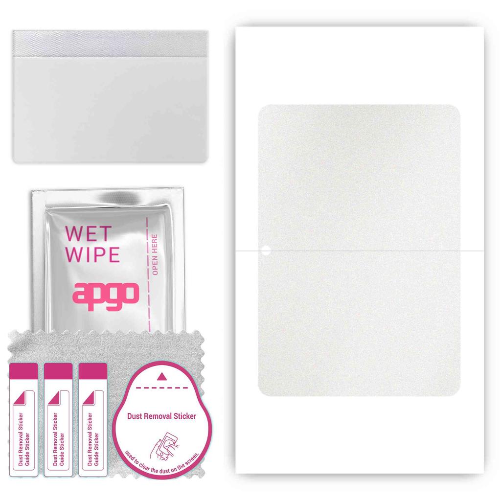 apgo Protective Skin Sticker for the back compatible with Teclast A10H, Wrap Film, Foil, Vinyl - Pattern Matte Transparent