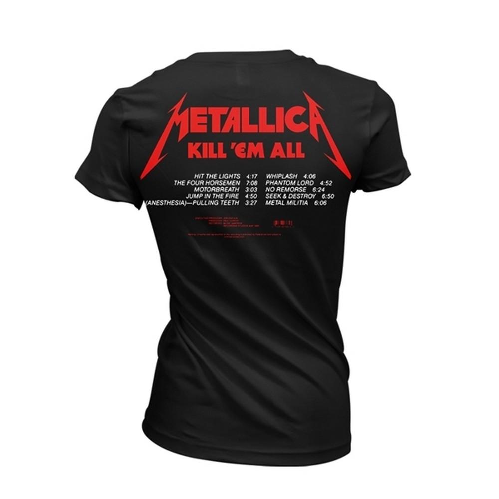 Metallica Женская футболка Kill Em All Tracks