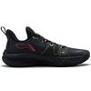 Lining Light Speed 1.5 Fabric Synthetic Leather Wear-Resistant Breathable Rebound Low-Top Basketball Shoes Men Sneakers Black Red ABAT101-4