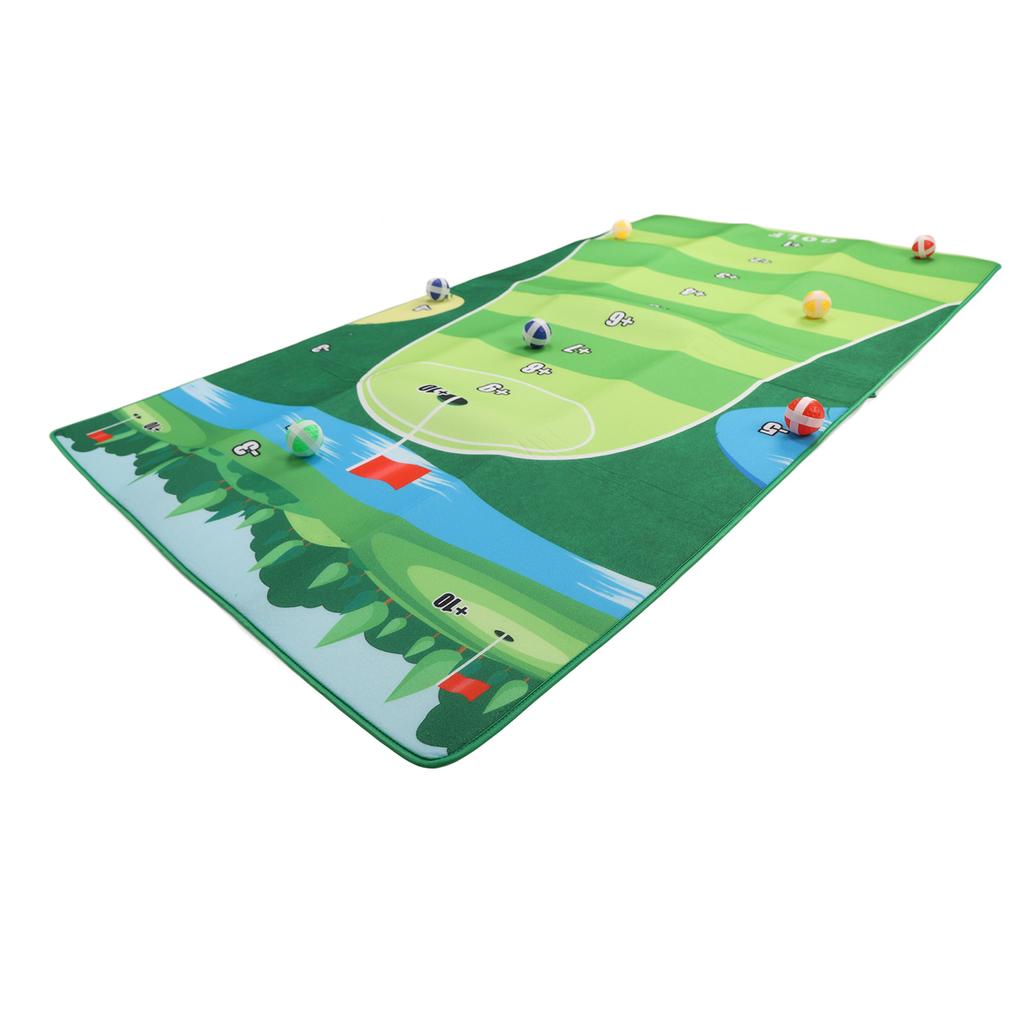 Chipping Game Play Mat Set Chipping Game Training Mat Indoor Outdoor Games for Adults and Family