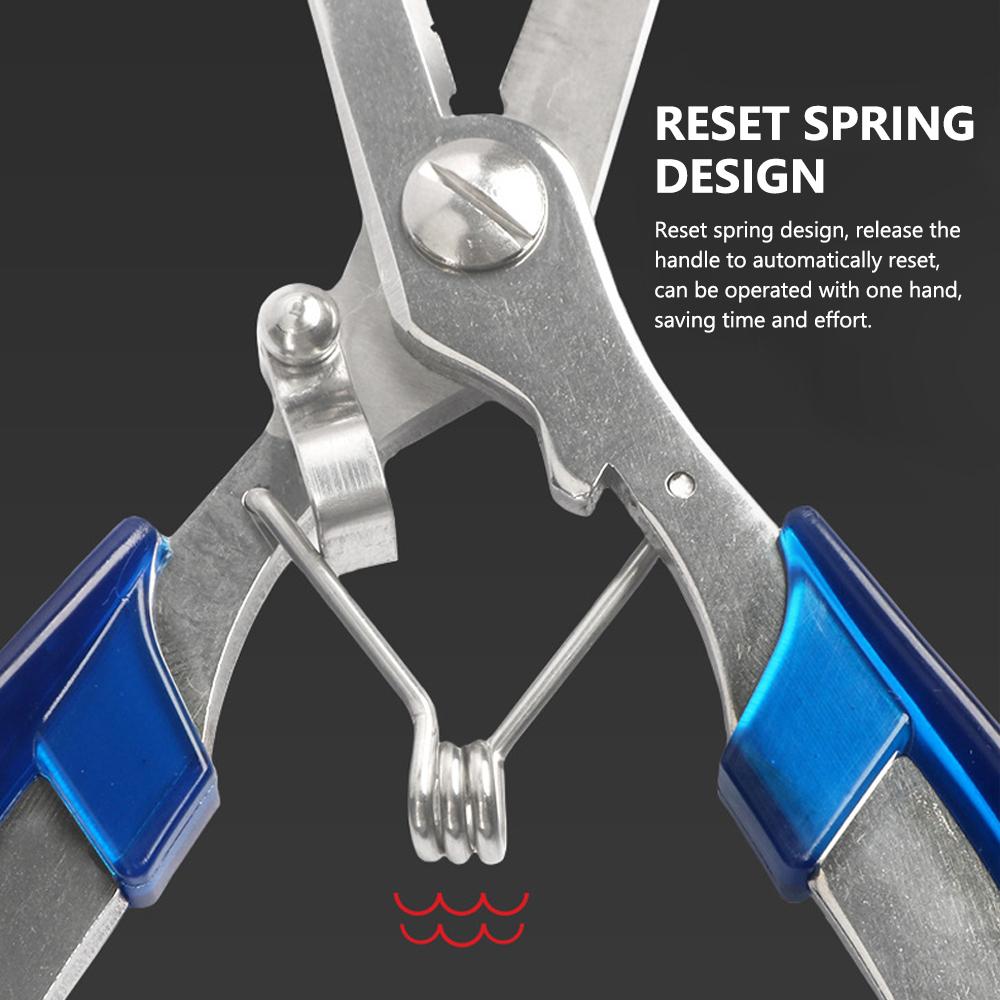 Многофункциональные рыболовные плоскогубцы, кусачки для лески, плоскогубцы для завязывания лески, плоскогубцы для извлечения рыболовных крючков, длинногубцы