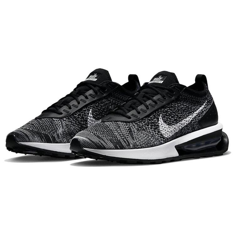Новые женские Nike Air Max Flyknit Racer Черно-белые DM9073-001