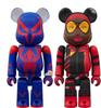 Medicom Toy Bearbrick 2099 2099 НАБОР ИЗ 2 ШТУК Каждый высотой 70 мм, раскрашенная готовая фигурка BE@RBRICK ЧЕЛОВЕК-ПАУК И ЖЕНЩИНА-ПАУК Высота Человека-паука и Женщины-паука