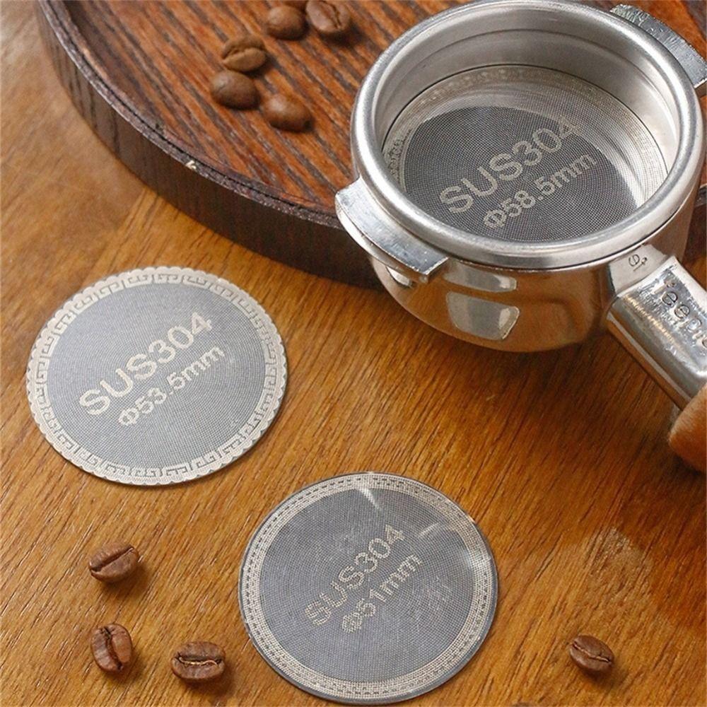 Stainless Steel Coffee Puck Screen Reusable Espresso Accessory New Coffee Filter