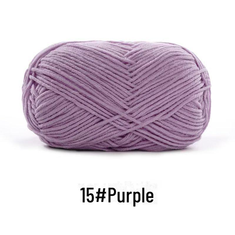 4-х ниточная пряжа из гребенного хлопка для кукол ручной работы, 40 г молочного хлопка, набор материалов для кукол своими руками