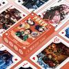 54 шт. Аниме Покер Дорожная Игра Карты Портативный Прочный Игровой Настольная Игра