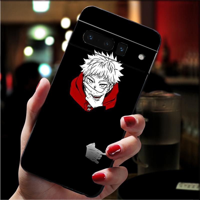 Чехол для телефона Google Pixel 10 Pro XL 9 Pro XL 9A 8 7 6 Pro Pixel 8A 7A 6A Pixel 8 7 6 5 Аниме Jujutsu Kaisen Годжо