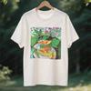 Goldfish Art Aesthetics Unisex TShirt Fine Art TShirt Oil Painting Style Village Life Shirt Men Women Cotton Short Sleeve