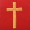 Church Clergy Pastor Cross Embroidered Stole [BLESSUME] (Red 1)