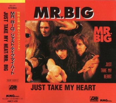 CD-MR. BIG - Just Take My Heart AMCY416 Atlantic 1992 Япония Рок Б/у