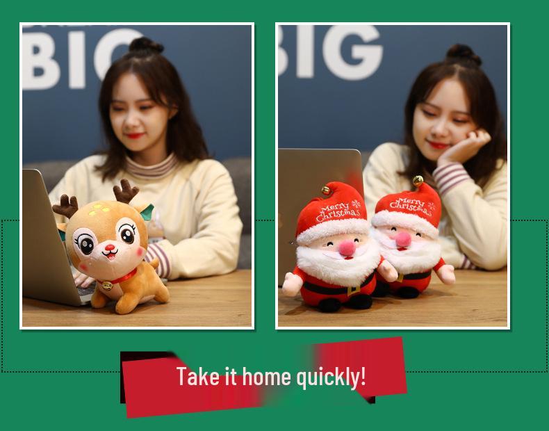 Набор рождественских украшений Дед Мороз и олени