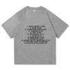 Charli Xcx Music Fashion Film List Tshirt Simple Letter Print Tshirt Unisex Fashion Cotton Casual Short Sleeve Unisex O Neck Top