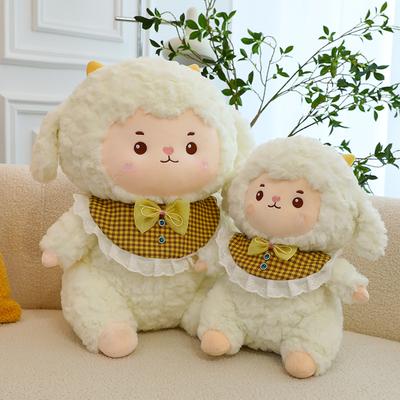 Милая кукла-овечка из облаков, плюшевая игрушка, кукла для сна в кровати для девочки, кукла для прилавка на ночном рынке