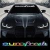 Eurofresh Слоган Наклейка на лобовое стекло автомобиля Автомобиль Переднее Заднее Стекло ПВХ Винил Наклейка Стайлинг Кузова Автомобиля Декоративная Наклейка Аксессуары