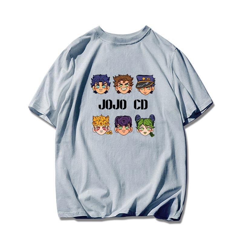 Удивительное приключение ДжоДжо Пустая полоса Сюй Лун Каменный океан Спорт 100% хлопок Футболка Супер горячая мужская и женская футболка с коротким рукавом