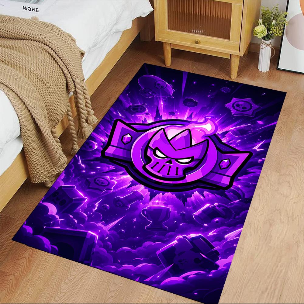 Brawl Stars Floor Rug Office Rug Design for Study room Kitchen Dormitory Hallway Antislip Carpet Decorate Offices Wedding Party Gift