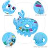 Cute Cartoon Baby Inflatable Swimming Ring Thicken Seat Float for Boys Girls Summer Water Sport Pool AccessoriesBlue
