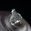 925silver Products, New Women Peacock Open Fashion, S925 Mounted Marseille Stone Open Ring
