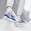Fila Predator 2 Ткань Синтетическая кожа Ретро Спортивные Низкие Кроссовки для Повседневной Носки Женские кроссовки Дождь-Туманно-Серый Кашемирово-Синий F12W232140FNA