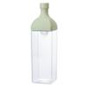 HARIO Kirk Bottle, 1200ml, Smoky Green, Resin, Vertical and Horizontal, with Tea Strainer, Made In Japan, KAB-120-SG