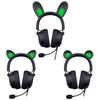 Razer Kraken Kitty V2 Pro Black Interchangeable Wired Gaming Headset with Ear Design 4 Razer Chroma RGB Zones Detachable Razer HyperClear Cardioid