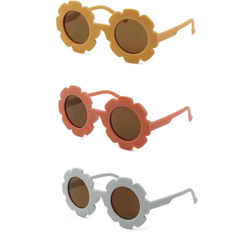 Children's Sunglasses For Outings, UV Protection, Sunglasses, Cute Sun Flowers, Baby Decorative Glasses