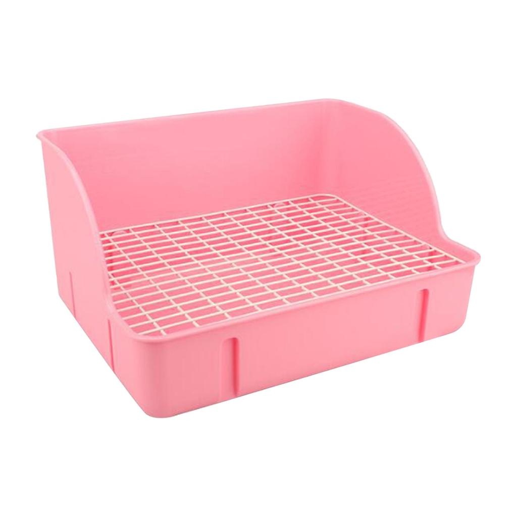 For Cage Corner Litter Pan Anti Splashing Pee Pan Tray Potty Trainer Cage Toilet Bedding Box for Ferrets Rats Guinea Pigs